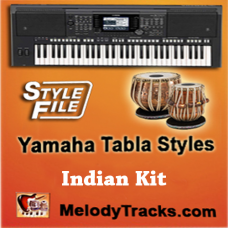 Kaate nahi katte din ye raat - Yamaha Tabla Style - Beats - Rhythms - Indian Kit (SFF1 & SFF2)
